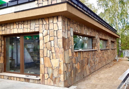 Плитняк кора дерева для фасада купить в Сочи