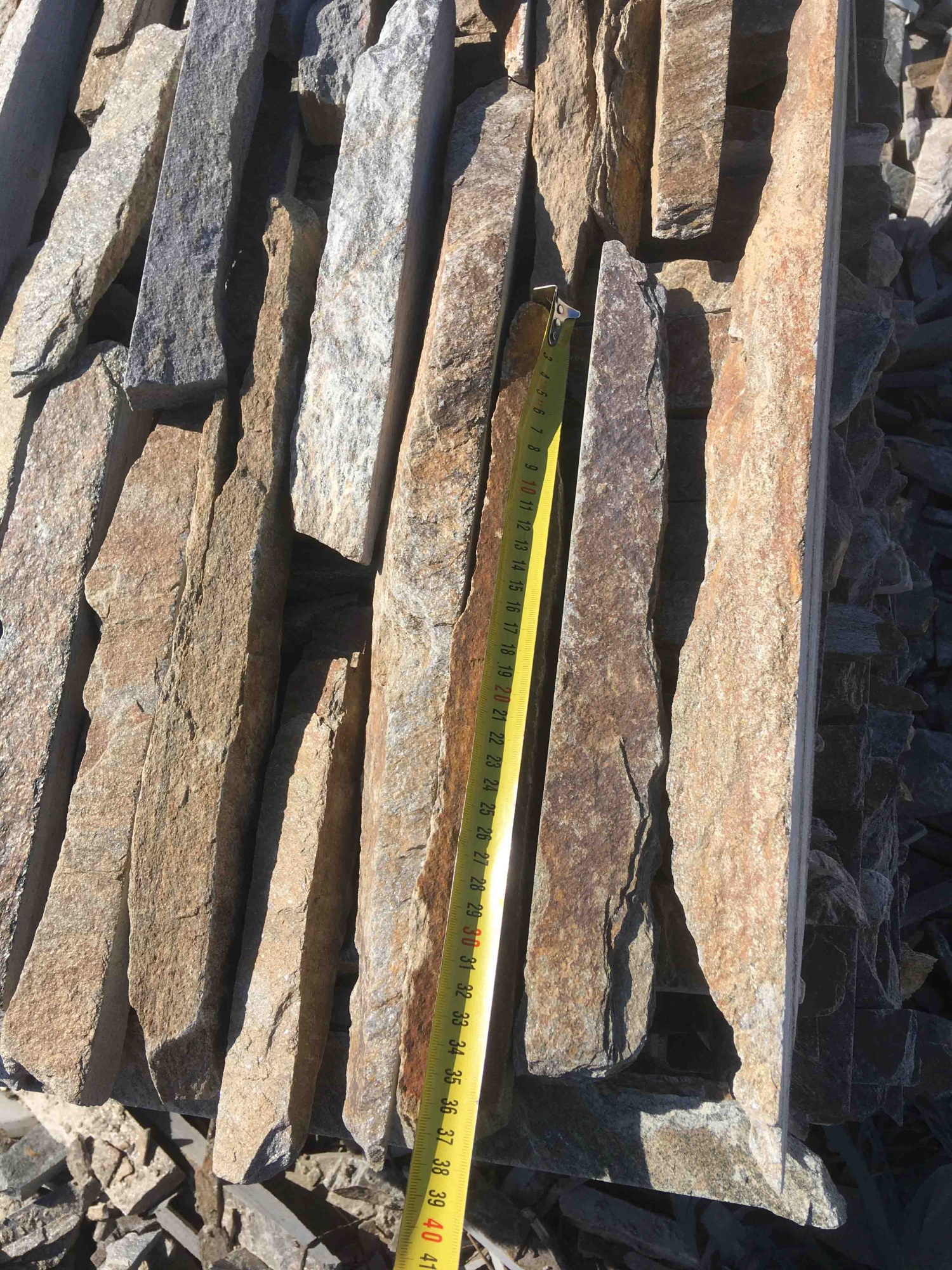 Горбушка златолит мультиколор для облицовки купить в Сочи