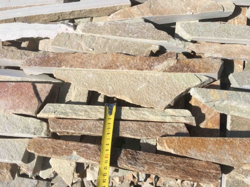 Горбушка златолит золотистый для облицовки купить в Сочи