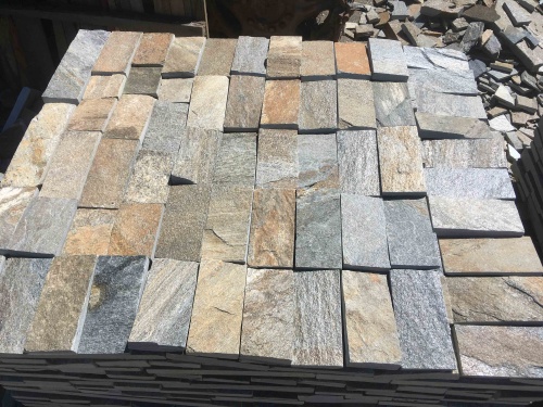 Плитка пилёная златолит Уральский для цоколя, отмостки купить в Сочи