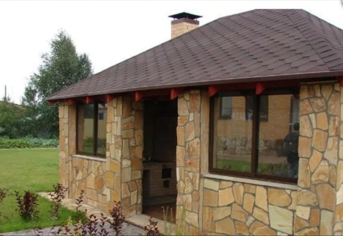 Плитняк златолит жёлтый для фасада 1,5-3 см купить в Сочи