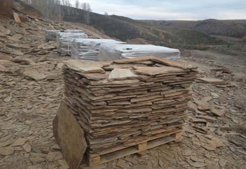 Плитняк кора дерева для цоколя, отмостки купить в Сочи